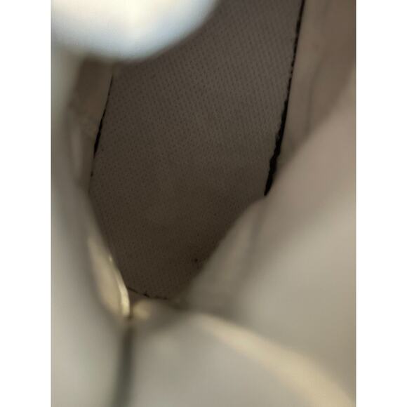 Mens Nike Alpha Huarache 6 Elite 923426-107 White Gray Lacrosse Cleats - Picture 10 of 11